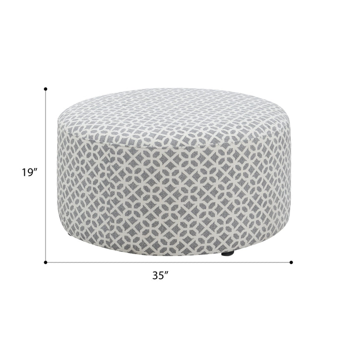 Ranger - Round Ottoman - Gray