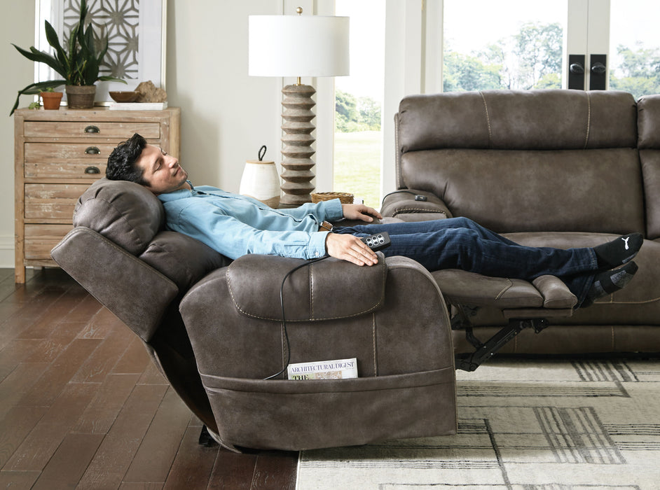 Serenity - Power Recliner With Power Adjustable Headrest And CR3 Heat / Massage / Lumbar