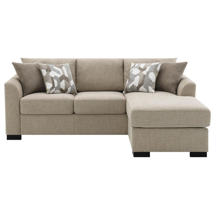 Storey - Upholstered Sleeper Sectional Chaise Sofa