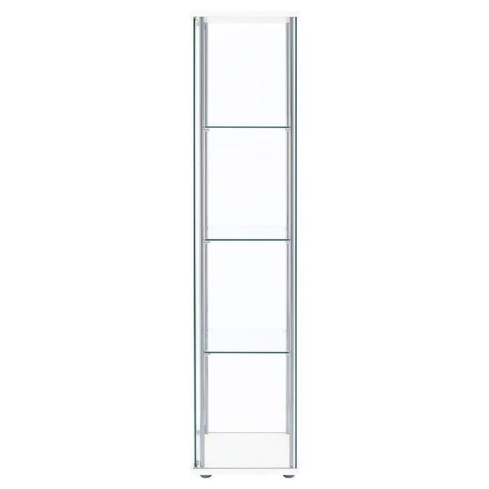 Bellatrix - 4-Shelf Clear Glass Curio Cabinet