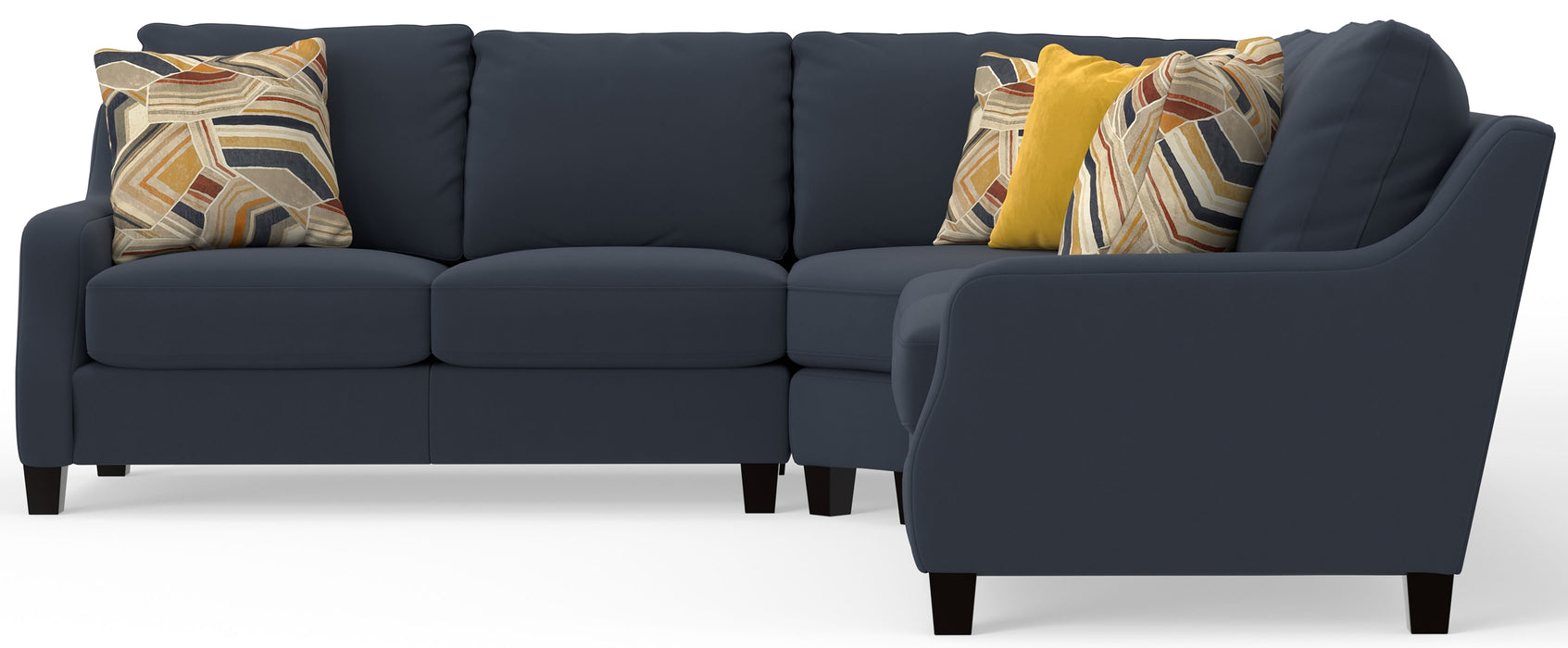 Foley - Sectional With Comfort Coil Seating And 4 Included Accent Pillows