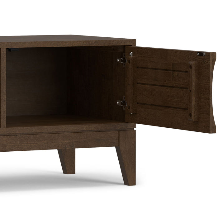 Harper - 72" Low TV Media Stand - Walnut Brown