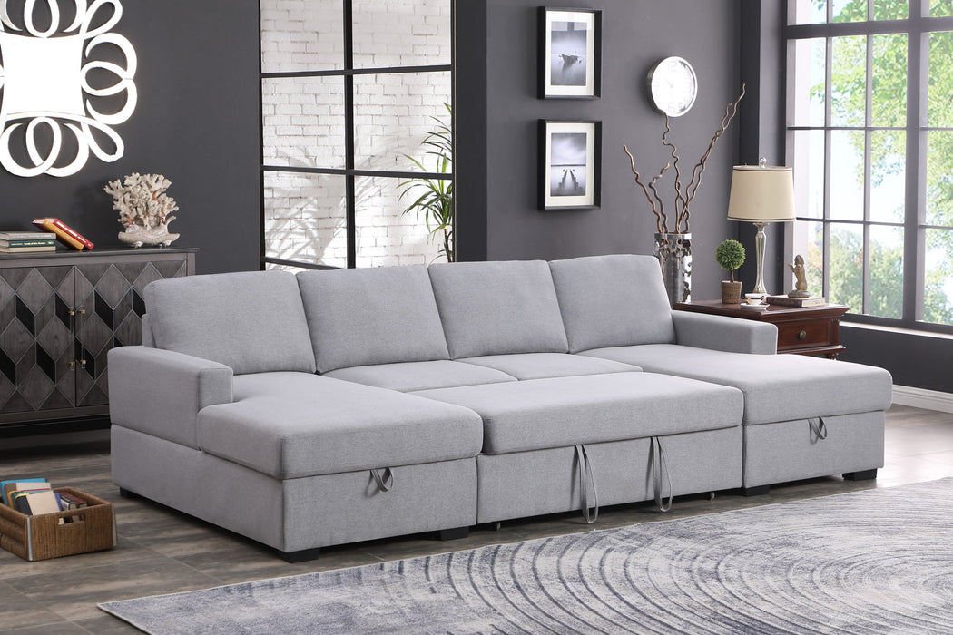 3 Piece Upholstered Sectional