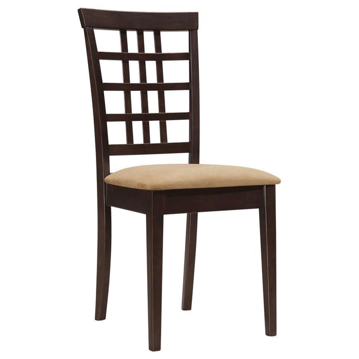 Kelso - Lattice Back Dining Chairs (Set of 2) - Cappuccino