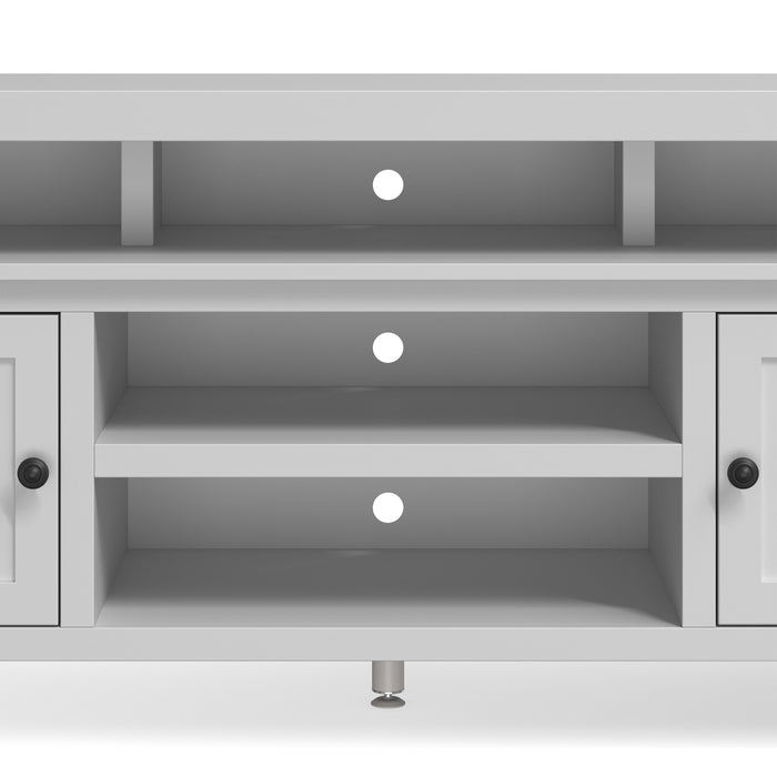 Bridgevine Home - Modern 75" TV Stand Console - White Finish