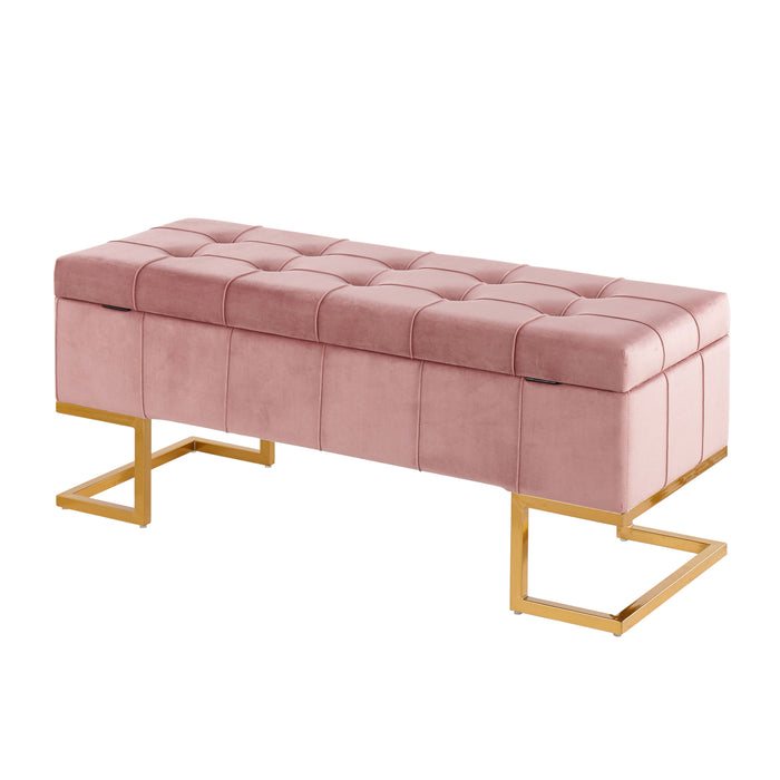 Midas - Contemporary / Glam Storage Bench