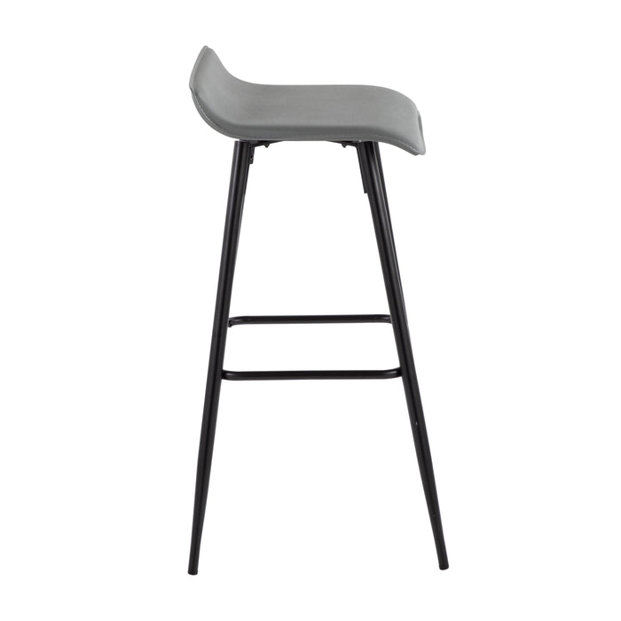 Ale - Contemporary Fixed-Height Bar Stool (Set of 2)