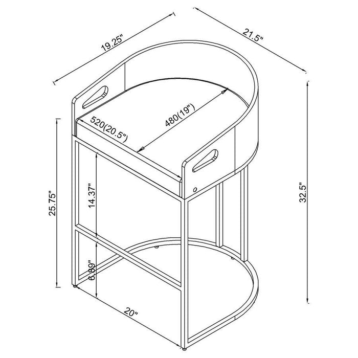 Thermosolis - Clear Acrylic Chair (Set of 2)