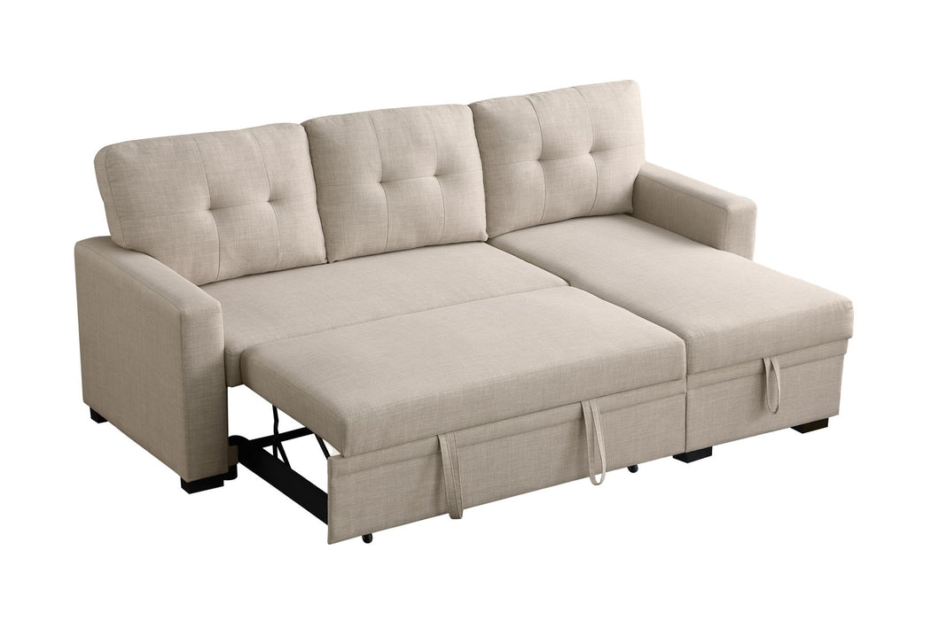 Elegant Storage Sofa - Beige