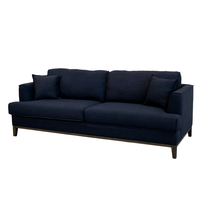 Aspen - Linen Sofa - Blue