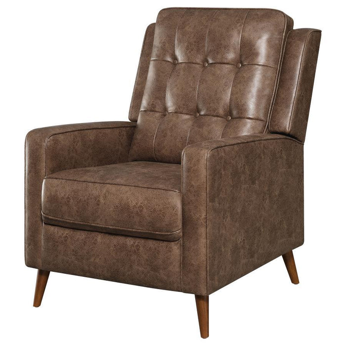 Davidson - Upholstered Tufted Push Back Recliner