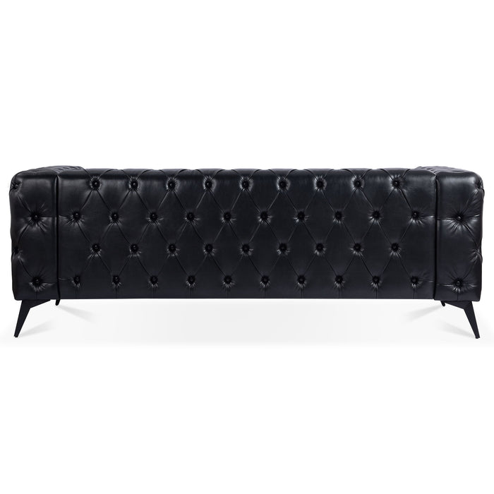 Square Arm Removable Cushion 3 Seater Sofa