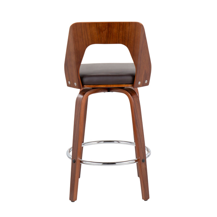 Trilogy - Mid Century Modern Counter Stool (Set of 2)