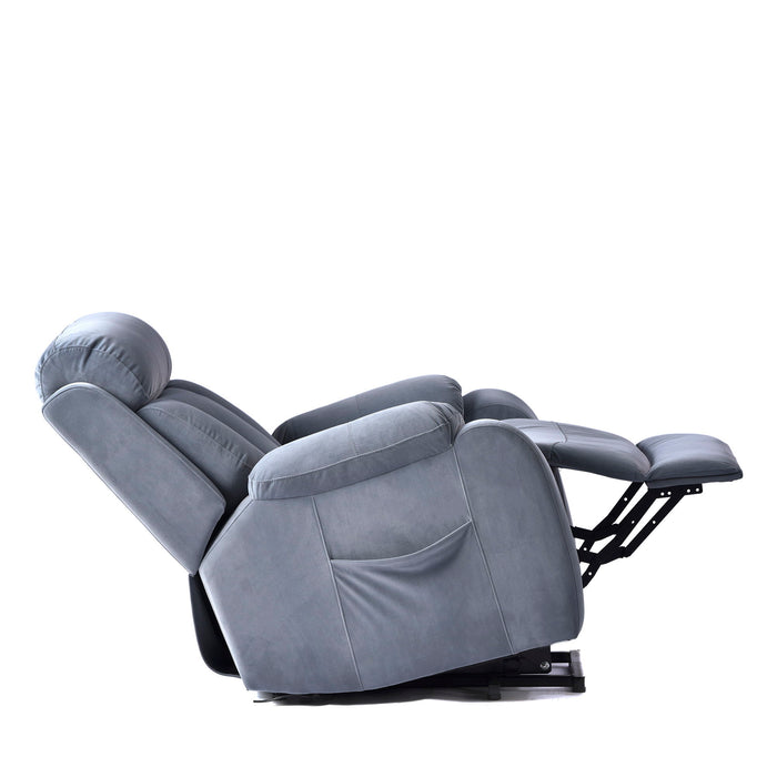 Lift Chair Recliner For Elderly Power Remote Control Recliner Sofa Relax Soft Chair Anti-Skid Australia Cashmere Fabric Furniture Living Room