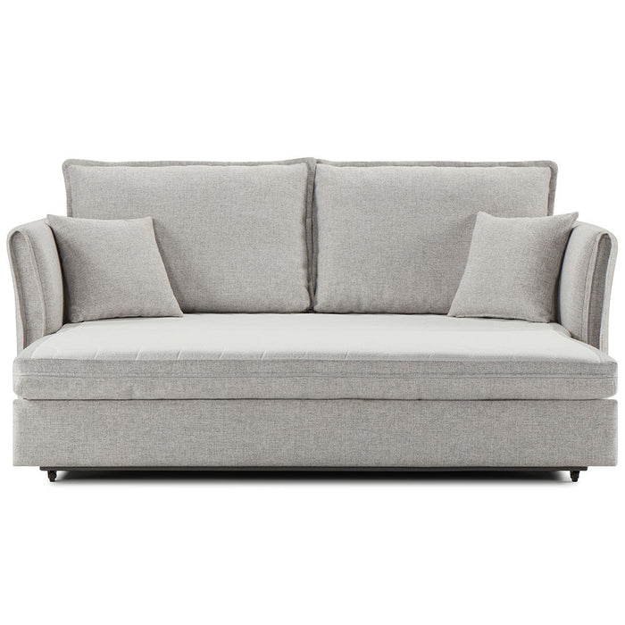 Oran - Sofa With Sleeper - Gray Chenille