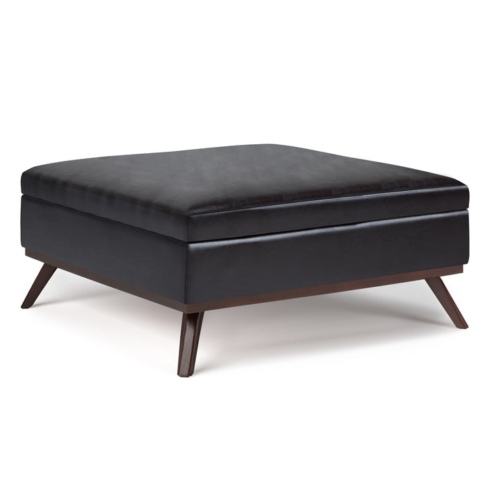 Owen - Square Coffee Table Storage Ottoman