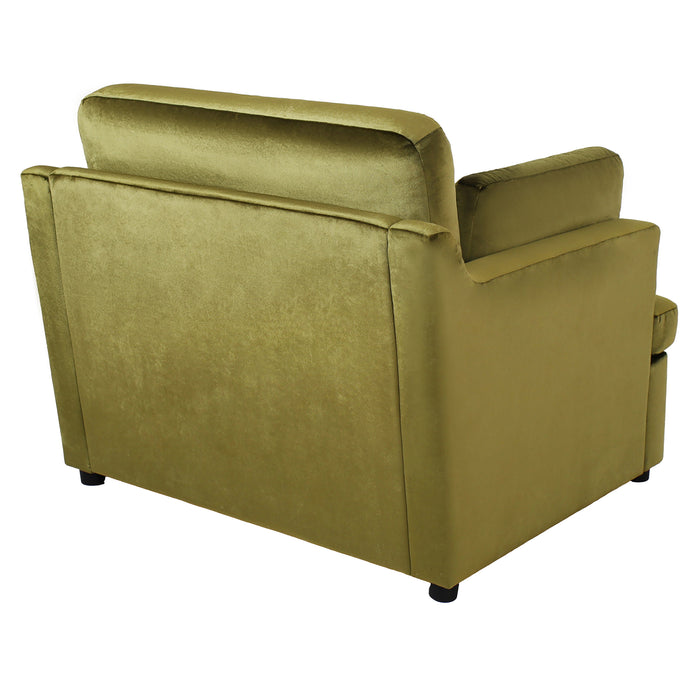 Oversized Accent Chair Comfortable Armrest Cushions, Versatile Neutral Style, Elegant Design, Durable Frame