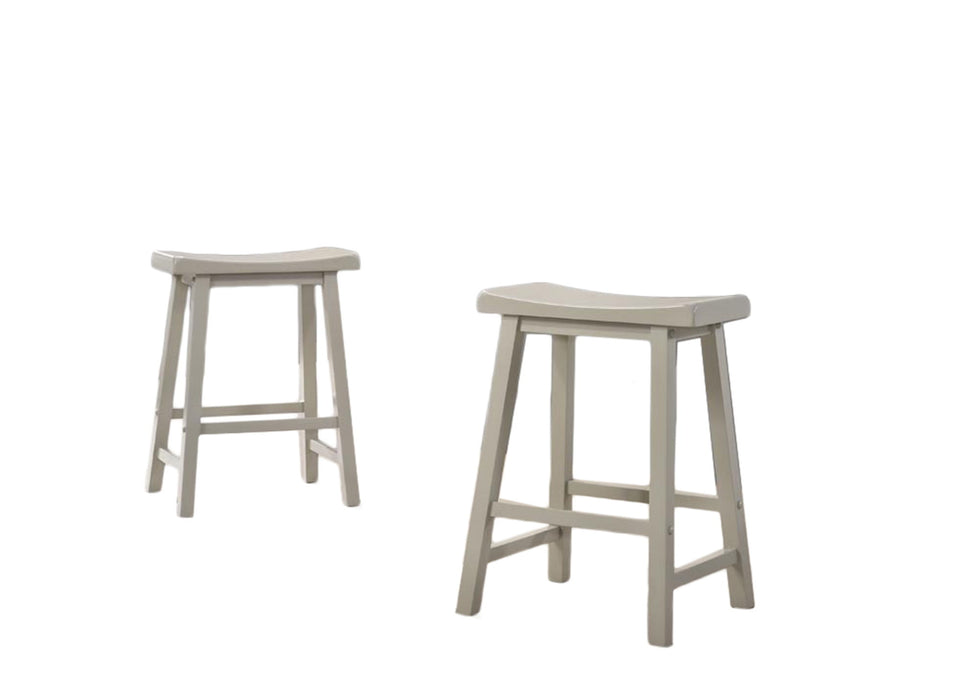 Alonzo - 17.5" Backless Ergonomic Counter Height Stool (Set of 2)