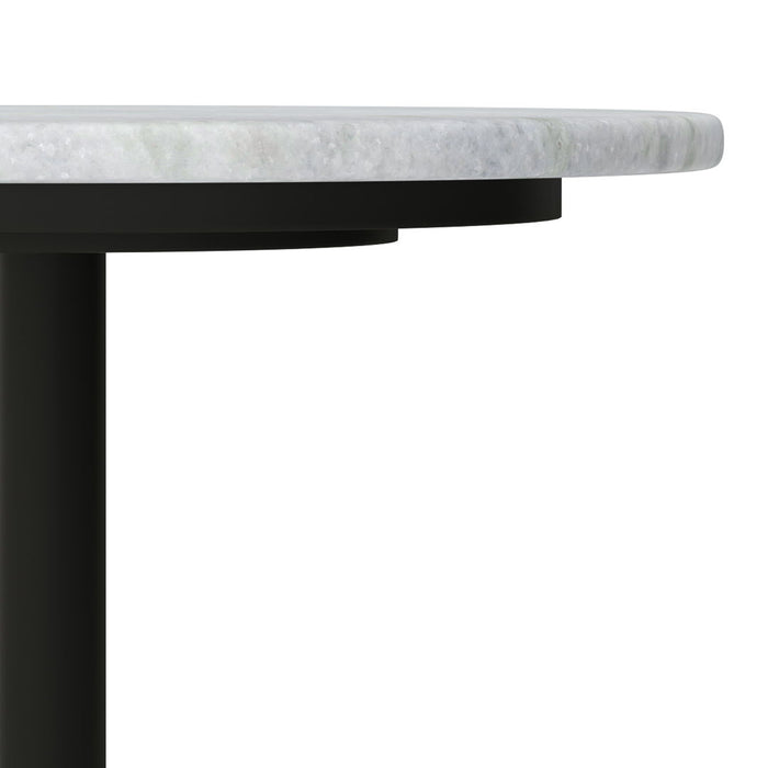 Evans - Marble Side Table - White