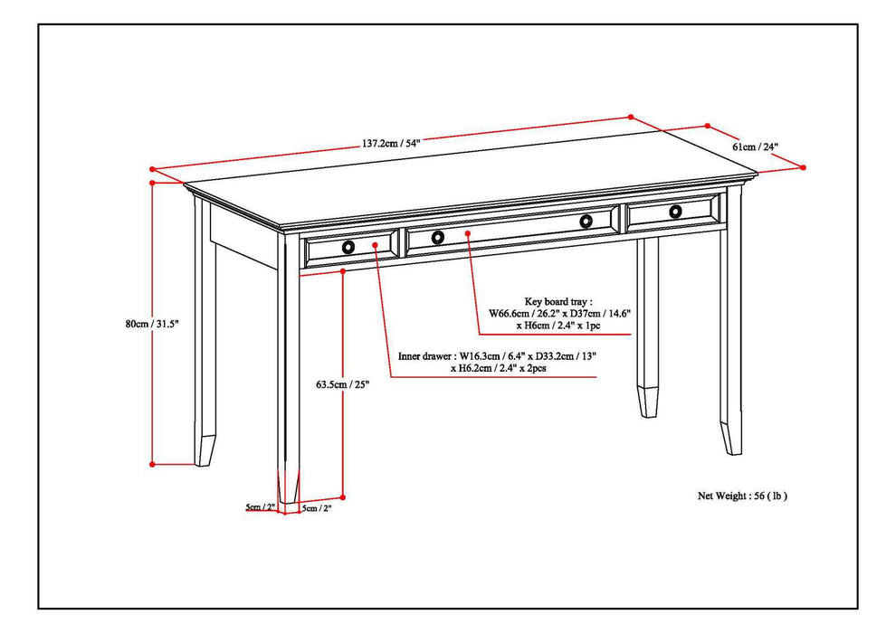 Amherst - Desk