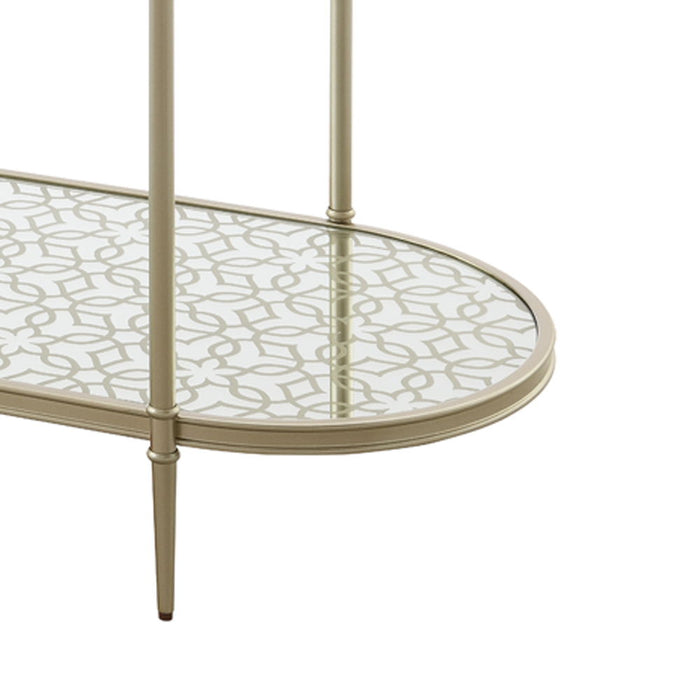 Zaba - Sofa Table - Pearl Silver