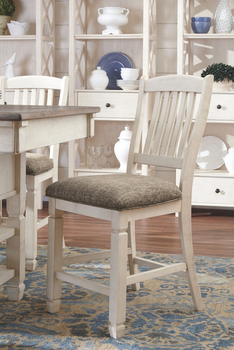 Bolanburg - Beige - Upholstered Barstool (Set of 2)