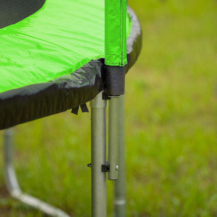 16Ft Trampoline With Basketball Hoop Pump And Ladder (Inner Safety Enclosure) With Soccer Goal