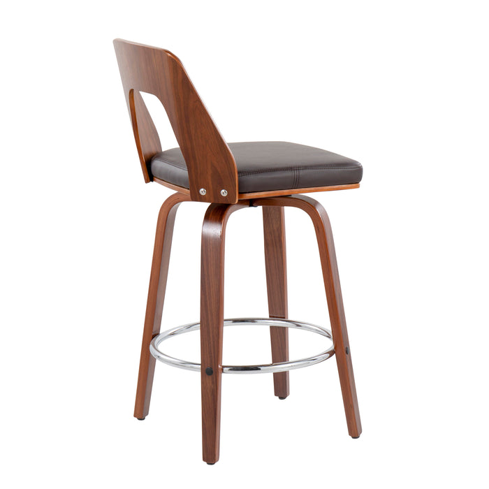 Trilogy - Mid Century Modern Counter Stool (Set of 2)