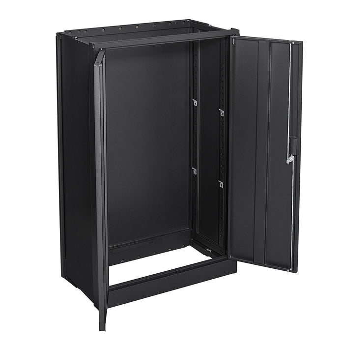 Metal Storage Cabinet With Locking Doors And Adjustable Shelf, Folding Filing Storage Cabinet, Folding Storage Locker Cabinet For Home Office, School, Garage