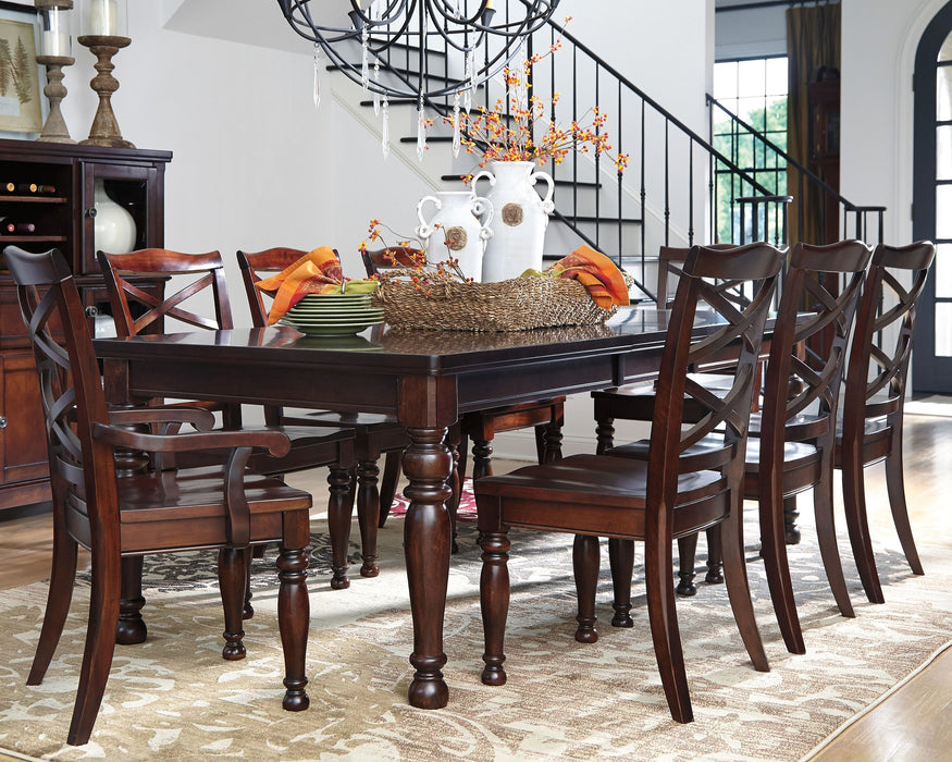 Porter - Rustic Brown - Rect Dining Room Ext Table