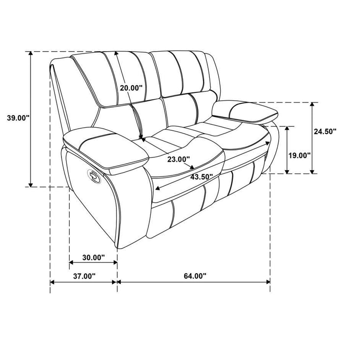 Camila - Reclining Living Room Set