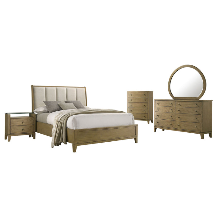 Granada - 5-Piece Eastern King Bedroom Set - Natural Pine