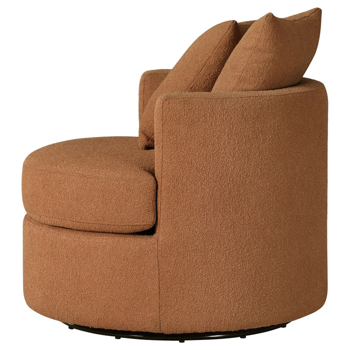 Debbie - Upholstered Swivel Accent Chair