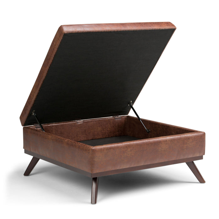 Owen - Square Coffee Table Storage Ottoman