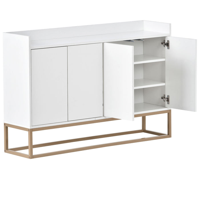 Modern Sideboard Elegant Buffet Cabinet With Large Storage Space For Dining Room, Entryway