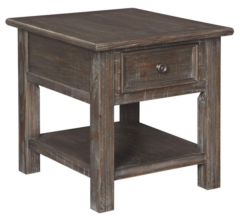 Wyndahl - Rustic Brown - Rectangular End Table