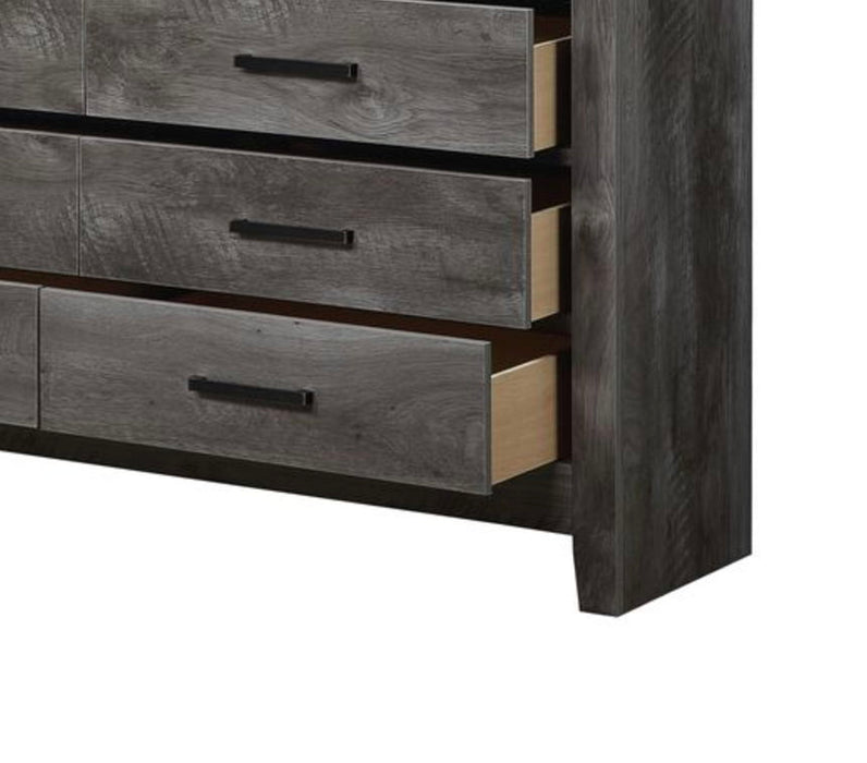 Vidalia - Rustic Dresser - Gray / Oak