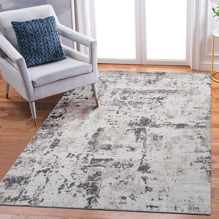 Abstract Non-Shedding Living Room Bedroom Dining Home Office Stylish And Stain Resistant Area Rug