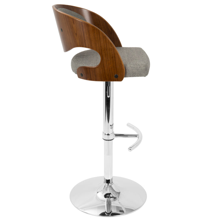 Pino - Mid Century Modern Adjustable Barstool With Swivel