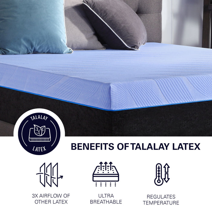 Remedy Sleep - 12" Flex Head Hybrid 5-Layer Latex Foam And Coil Adult Mattress