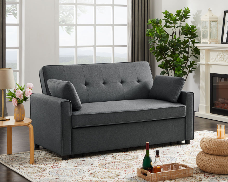 Fairborn - Upholstered Sleeper Sofa - Dark Gray