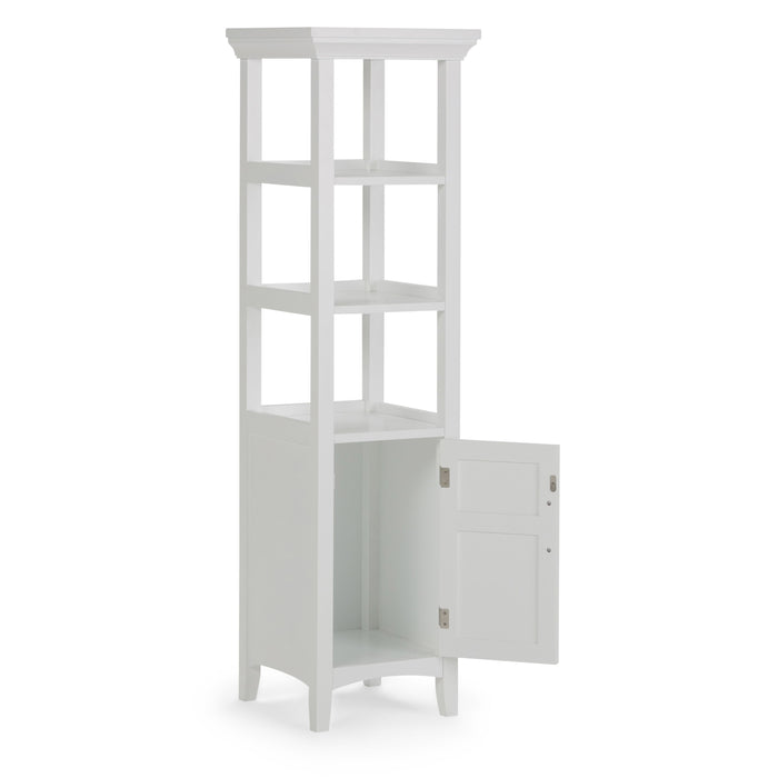 Avington - Bath Storage Tower - Pure White