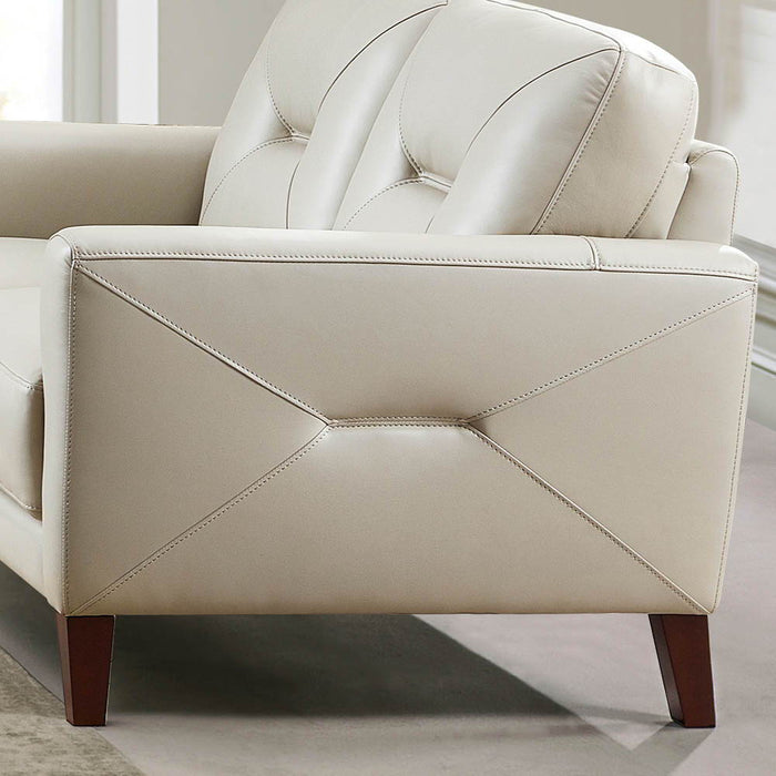 Mavis - Leather Loveseat