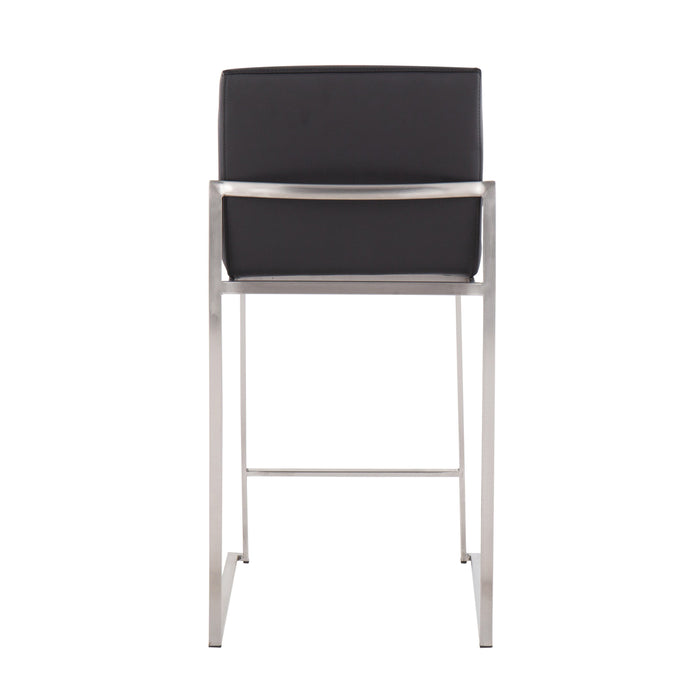 Fuji - Contemporary High Back Counter Stool, Functional Design