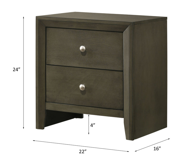 Ilana - Nightstand - Gray