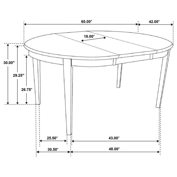 Gabriel - Extension Leaf Dining Set