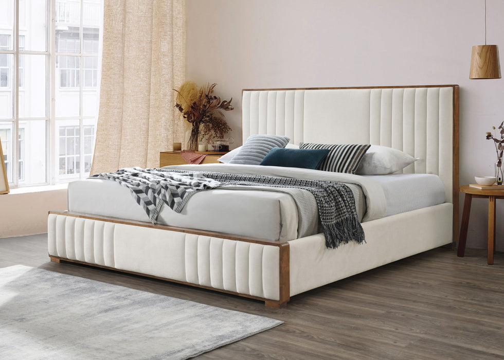 Kaleea - Queen Bed - Beige