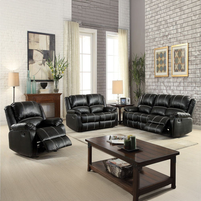 Zuriel - Synthetic Leather Recliner Sofa