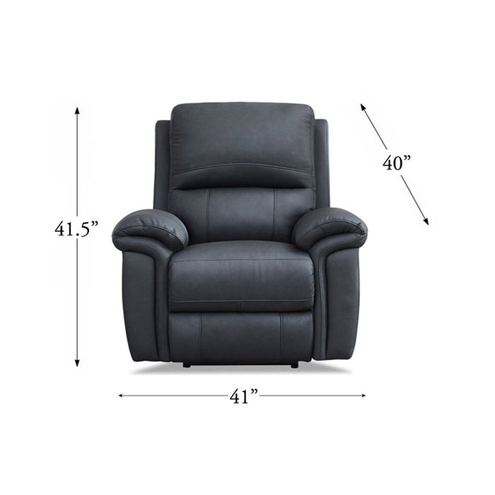 Monica - Power Zero Gravity Recliner - Gunmetal