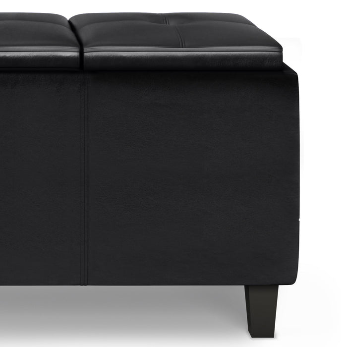 Avalon - Tray Storage Ottoman with Lift Up Lids